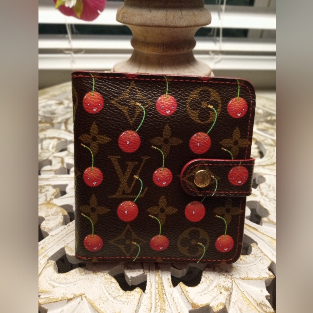 Louis Vuitton Cherry Print Wallet